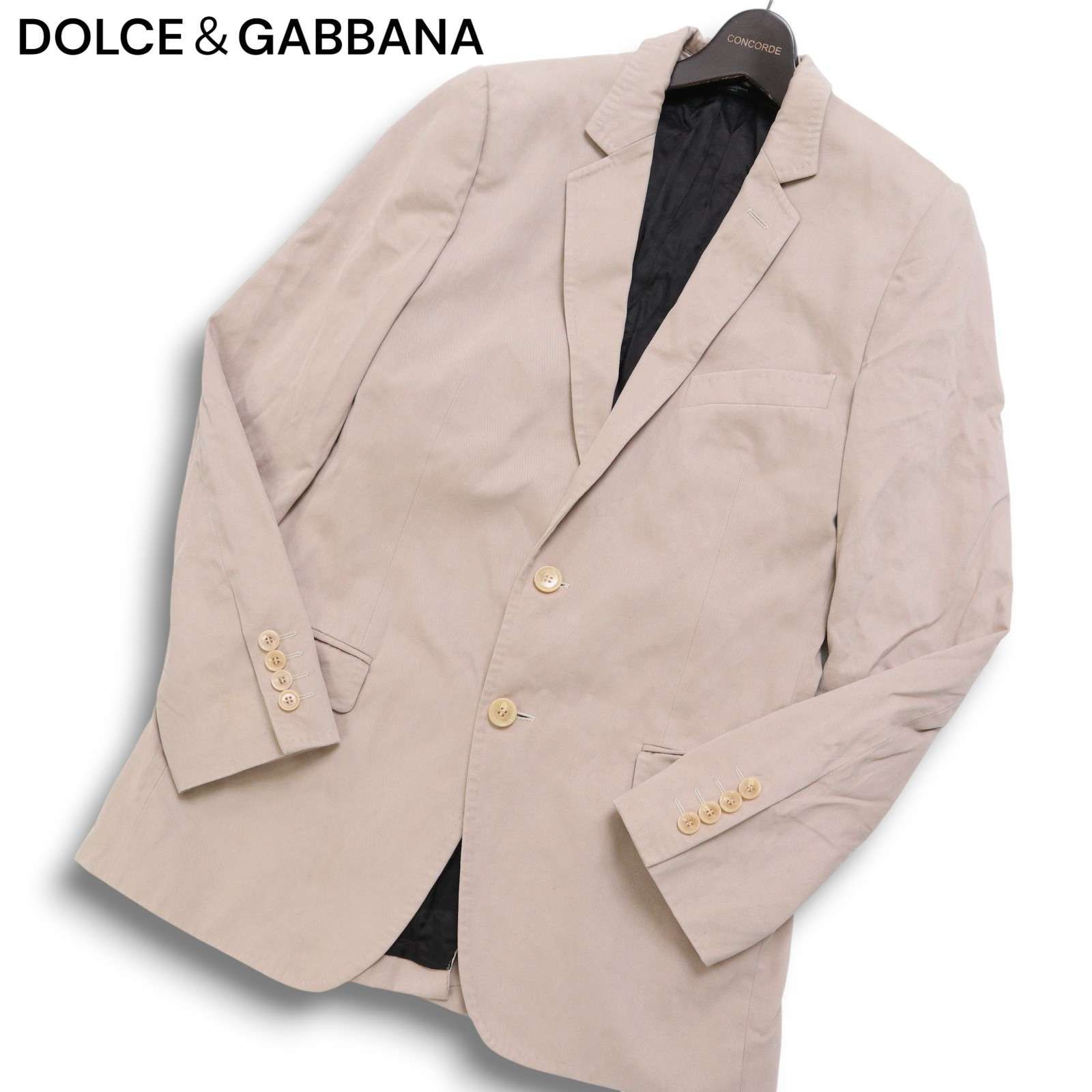 イタリア製☆ DOLCE＆GABBANA ドルチェ＆ガッバーナ 通年 総裏
