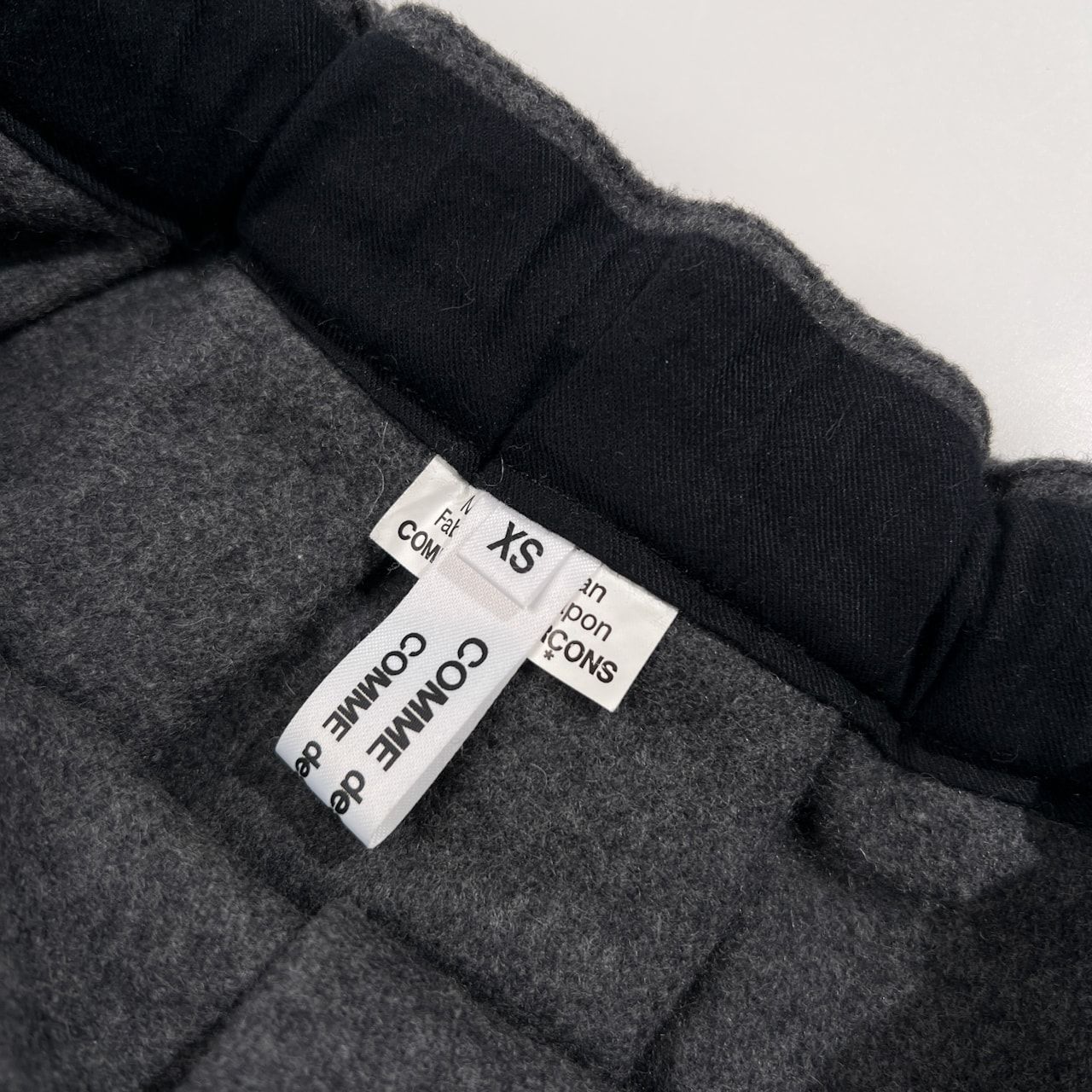 COMME des GARCONS コムデギャルソン コムコム メルトン ウール