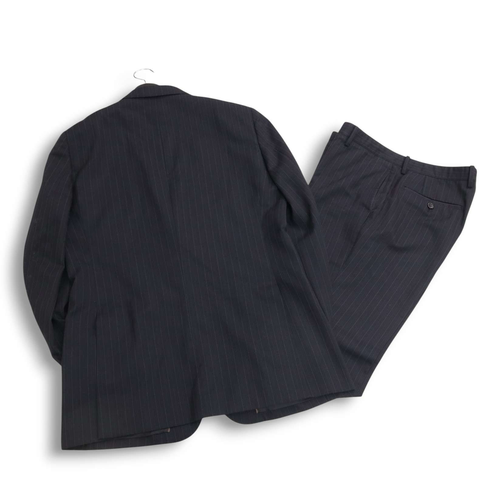 R.NEWBOLD ポールスミス 通年 総裏☆ ストライプ セットアップ スーツ