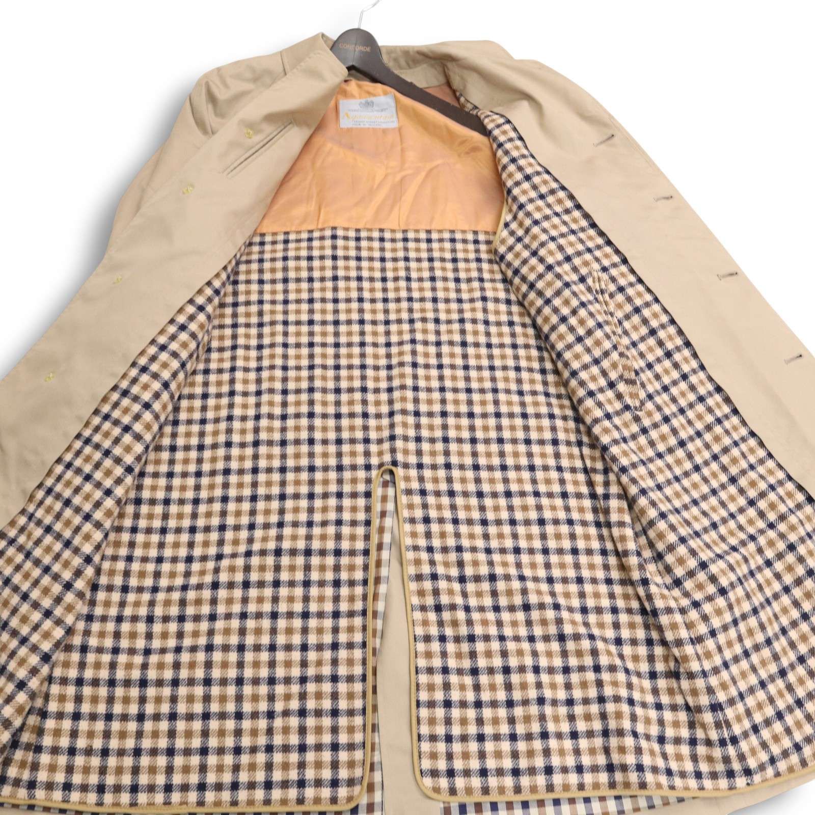 英国製☆ Aquascutum アクアスキュータム 秋冬 ライナー付き☆ ステン