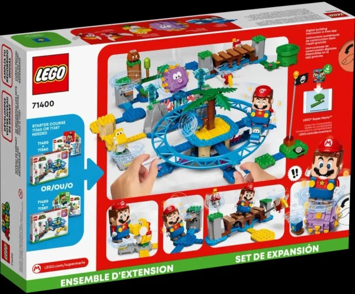 LEGO スーパーマリオ ジャンボ城ゲートリ 拡張パック 71400