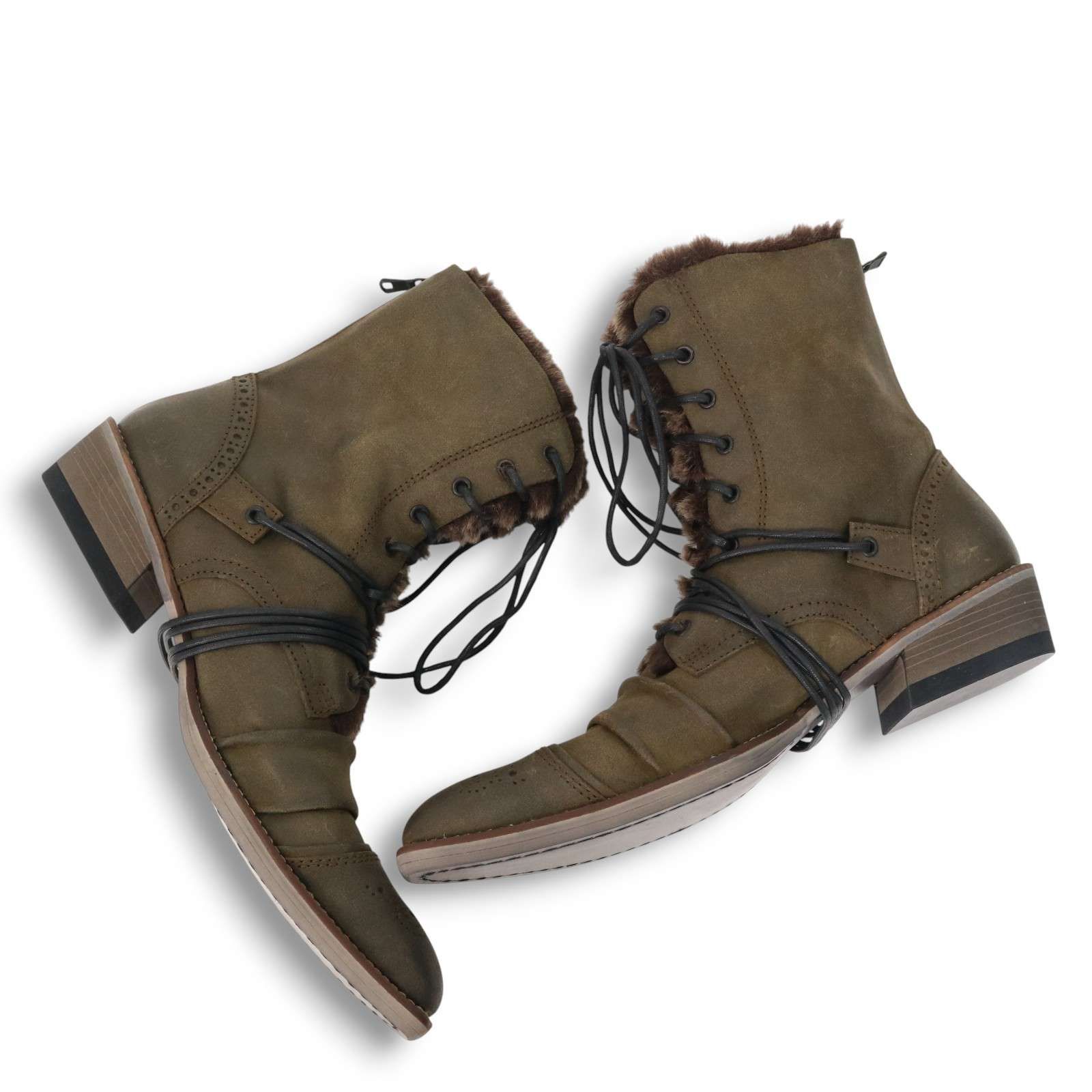 新品 未使用】 TORNADOMART トルネードマート 秋冬 ファー付☆ レース