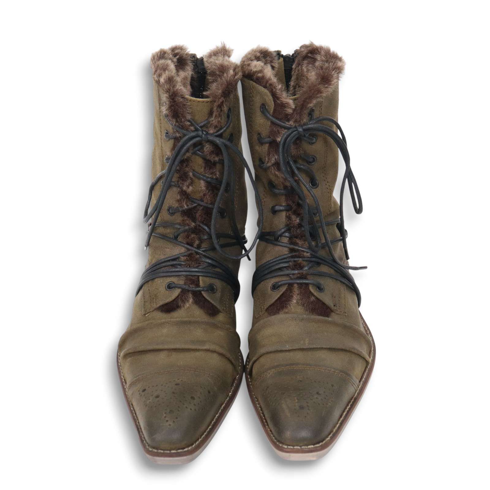 新品 未使用】 TORNADOMART トルネードマート 秋冬 ファー付☆ レース