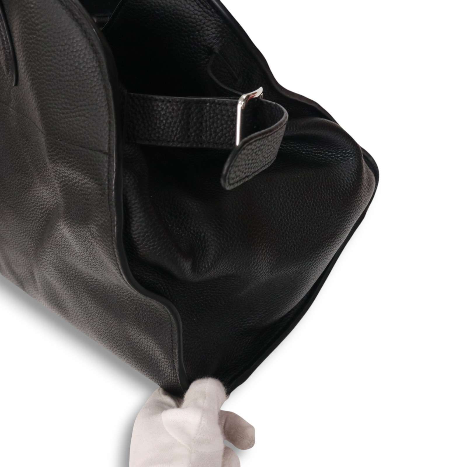 JISTORY ジストリー 通年 サイドベルト レザー ボストン バッグ Sz.F レディース 黒