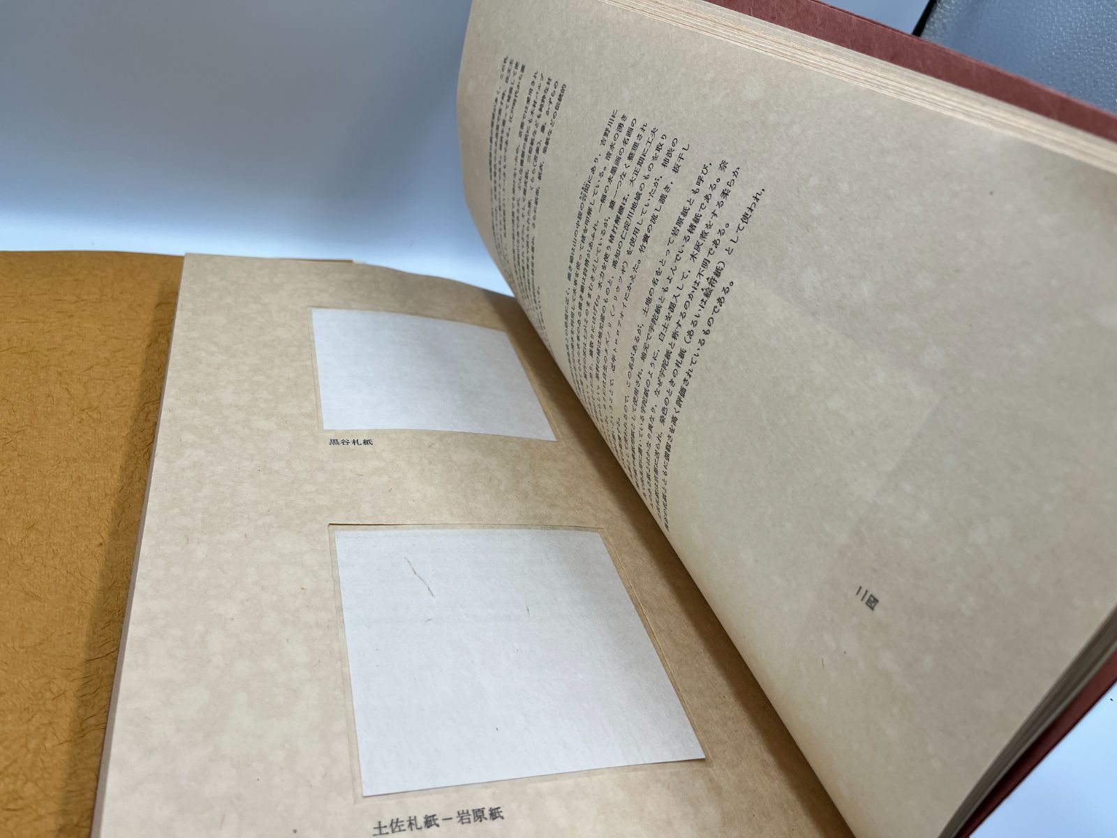 ジ*コ様 日本の紙 全1巻2冊 毎日新聞社 手漉和紙委員会 標本紙編 解説 和紙 毎日新聞社版 日本の紙 全1巻2冊 未使用 和紙 標本 手漉き 毎日新聞社