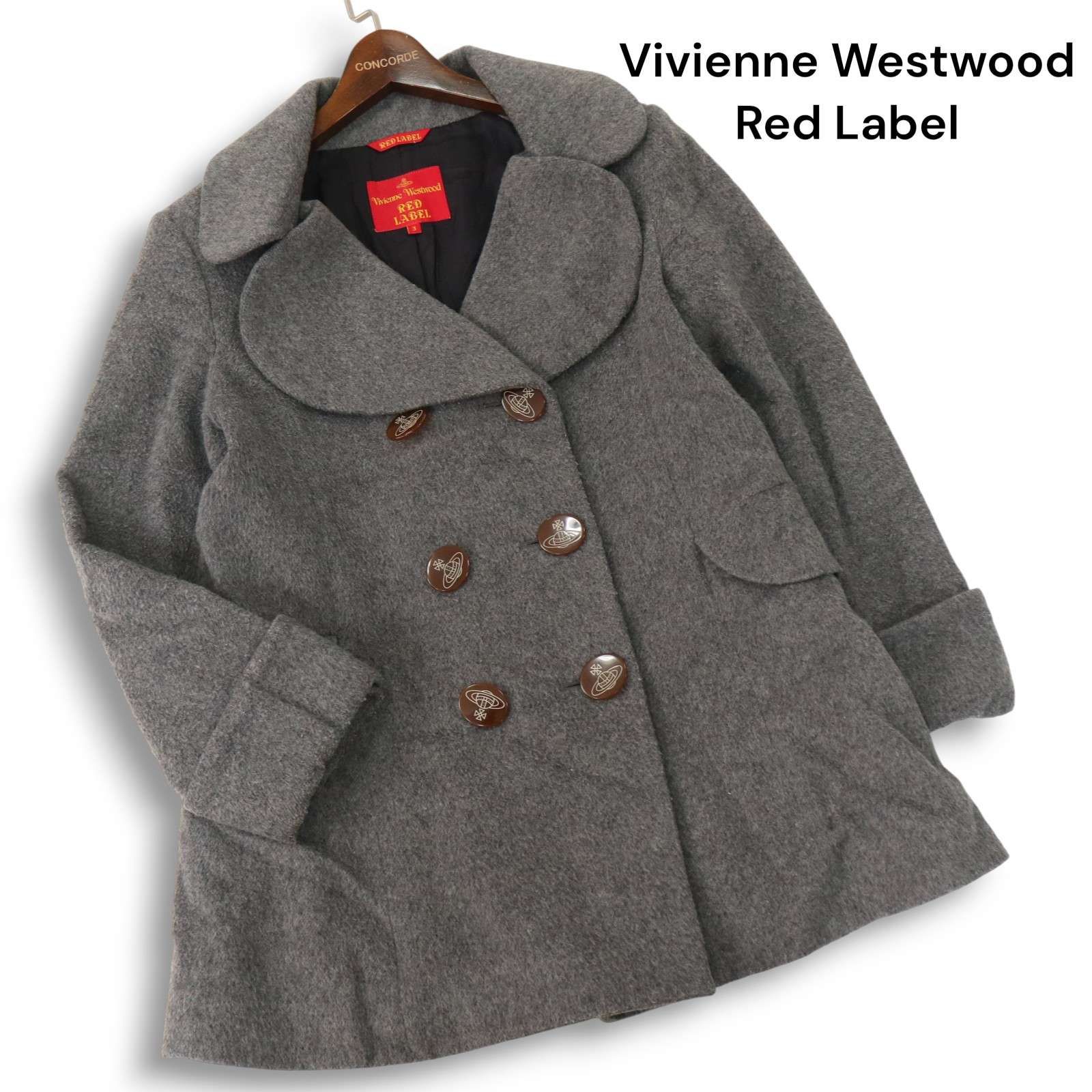 Vivienne Westwood RED LABEL ピーコート 3 Vivienne Westwood RED LABELのピーコート ブラック Vivienne Westwood