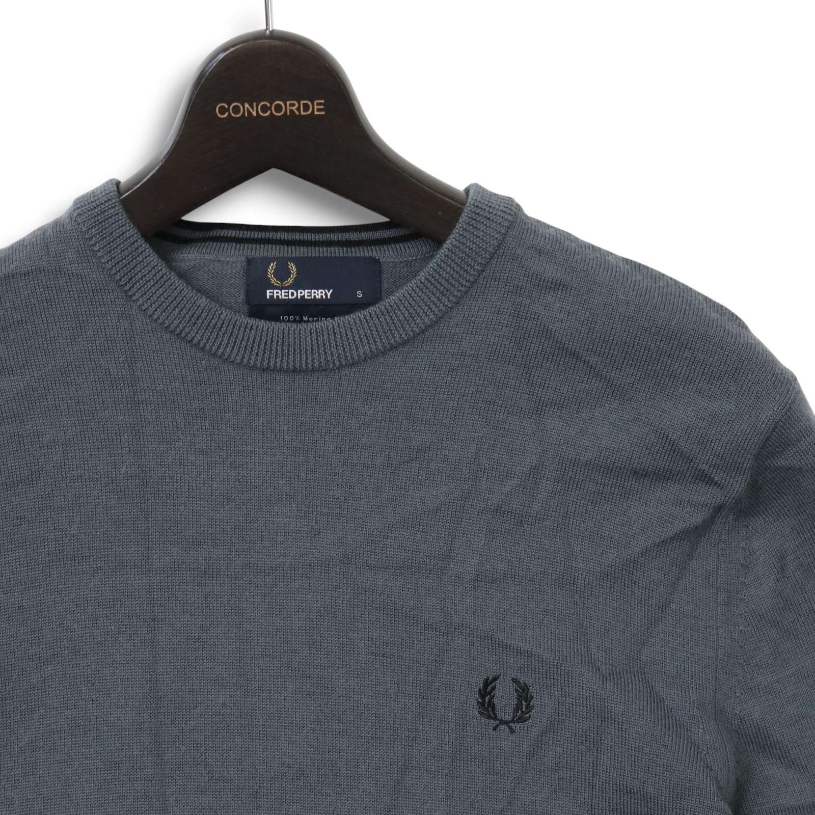 FRED PERRY フレッドペリー K4501 秋冬 メリノウール100%☆ クラシック 