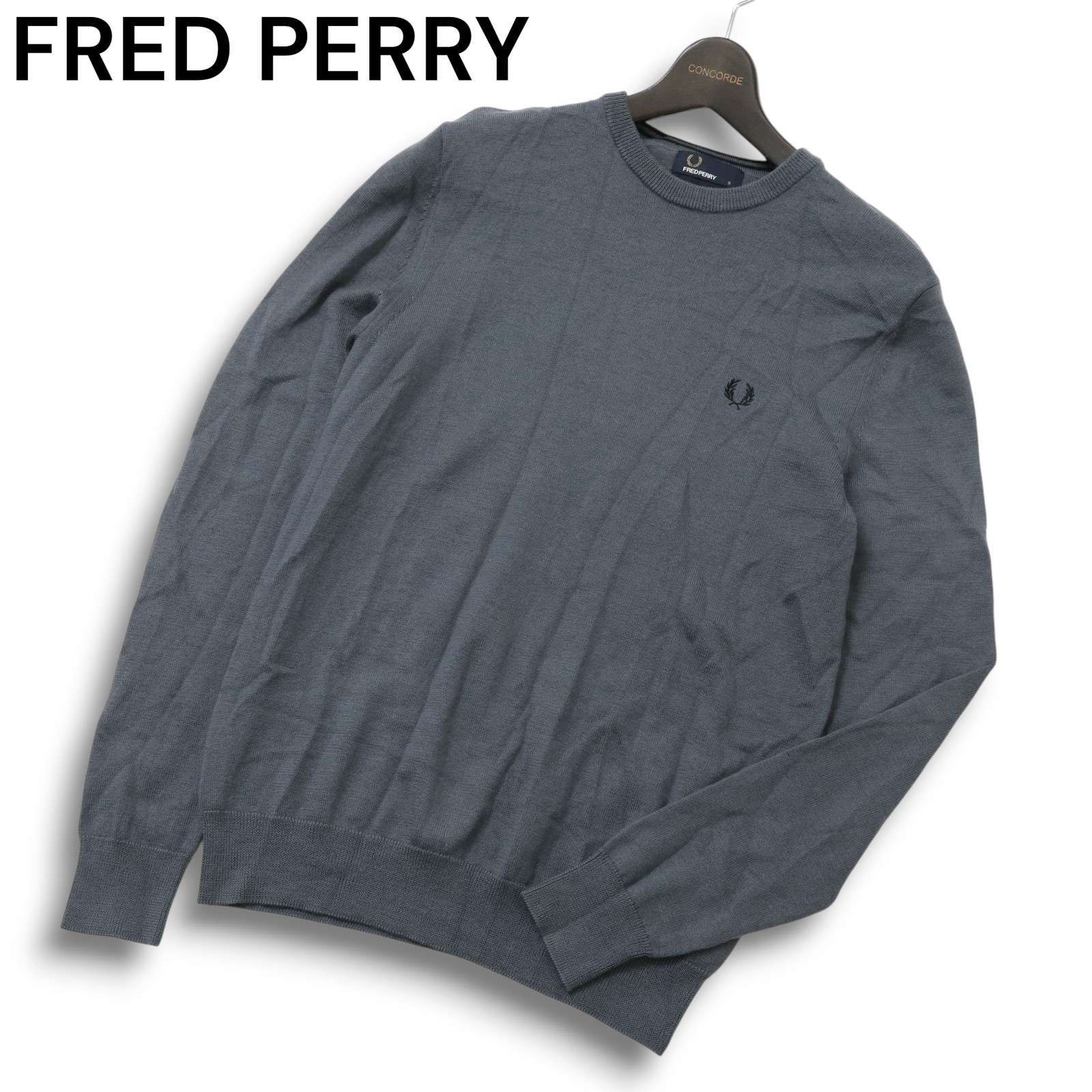 FRED PERRY フレッドペリー K4501 秋冬 メリノウール100%☆ クラシック 