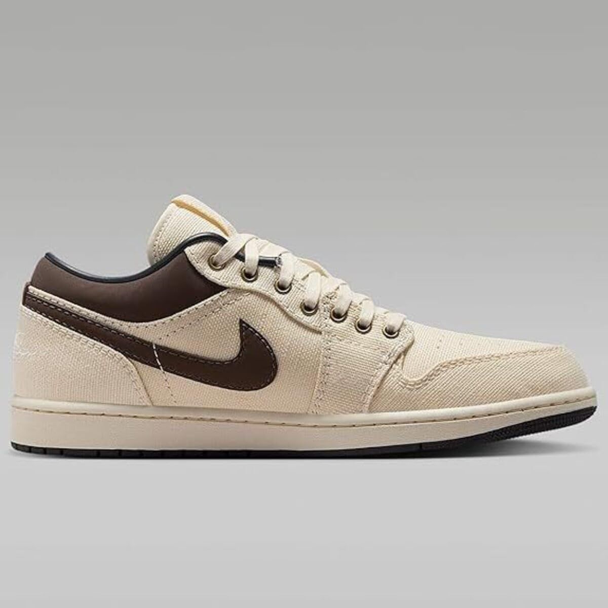 ナイキ エア ジョーダン 1 ロー AIR JORDAN LOW PRM ペールアイボリー オフノワール バロックブラウン IB 8058-110 25.0 cm