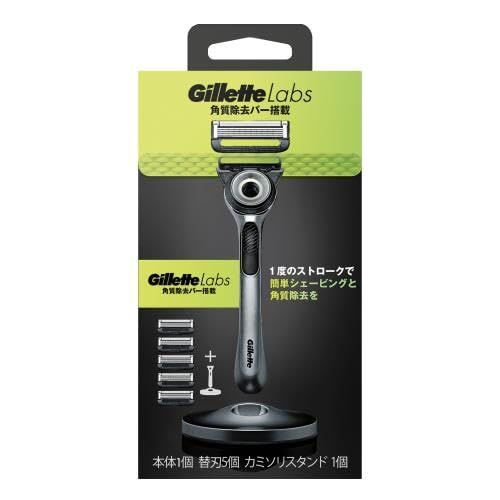 P&Gジャパン ジレットラボ 角質除去ホルダー5Bコンボパック 替刃5個マグネット付