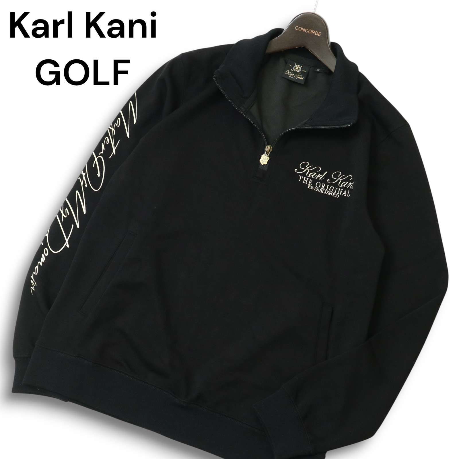 23AW☆ Karl Kani GOLF カールカナイ ゴルフ ロゴ刺繍 スウェット プル 