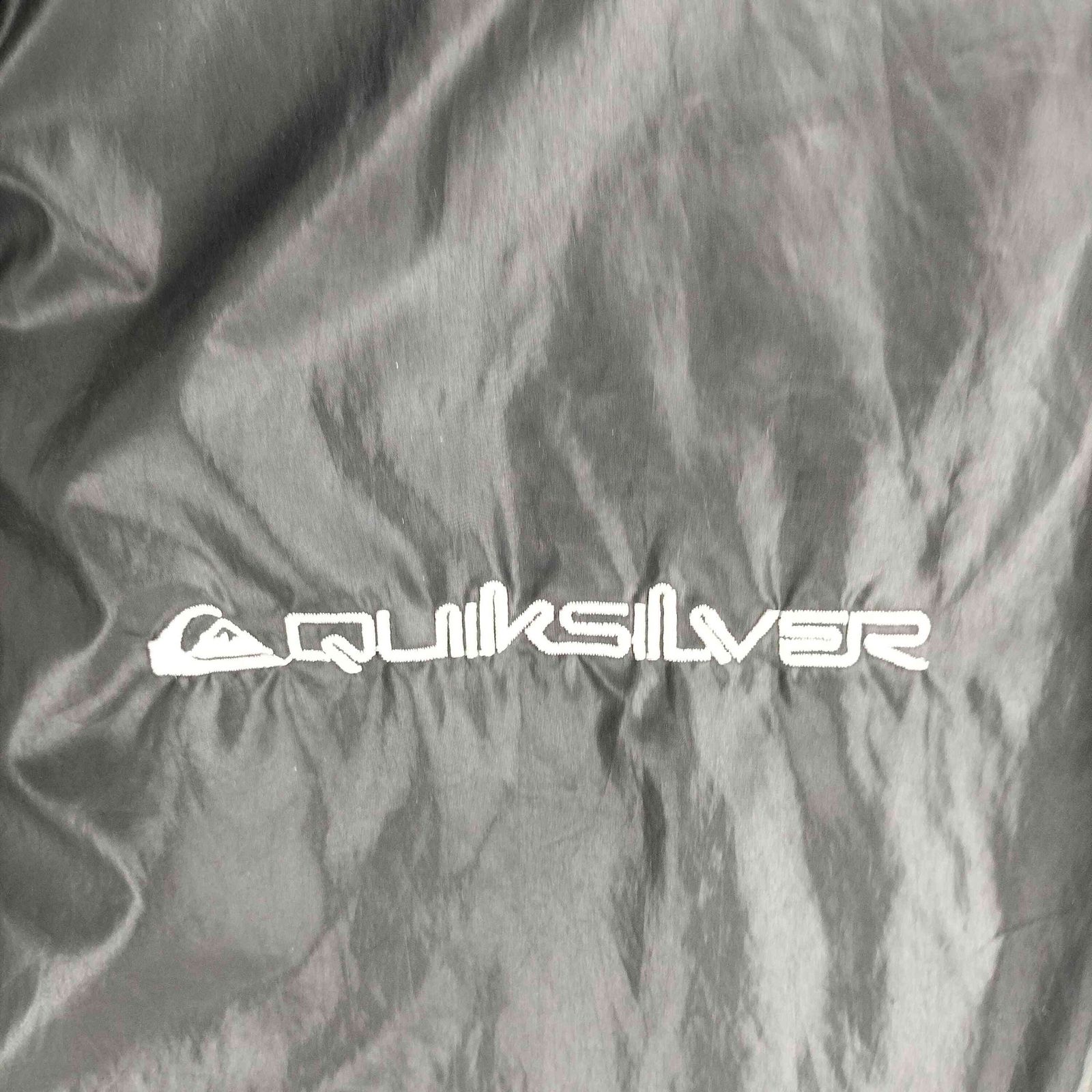 クイックシルバー Quiksilver 90-00S ロゴ刺繍 リバーシブル ジップ 