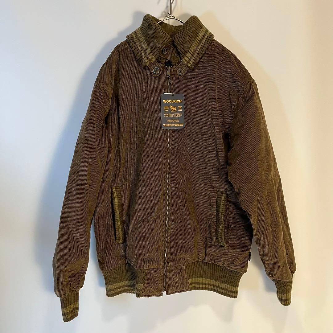 WOOL RICH 中綿ブルゾン XLサイズ 裏地キルティング