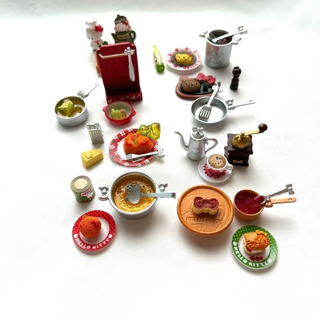 激レア・フルコンプ】リーメント ハローキティ レストラン 全8種 ぷち