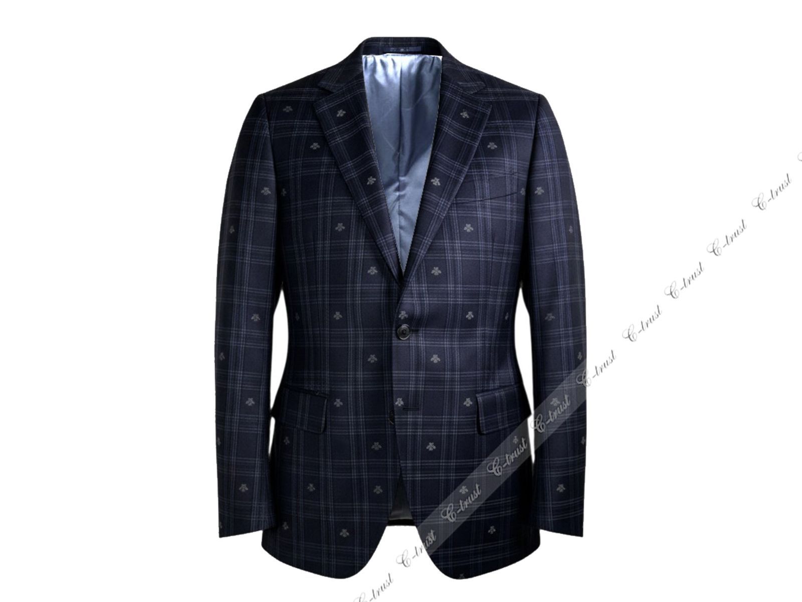 GUCCI グッチ スーツ セットアップ ジャケット JK 蜂 BEE チェック