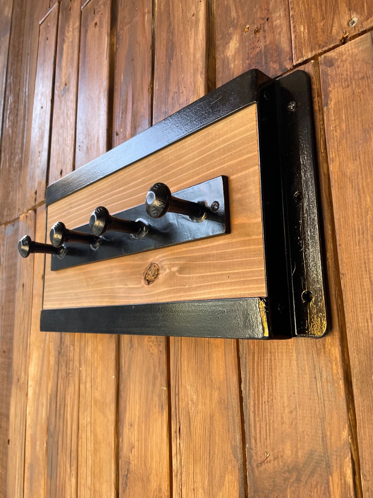 アイアン壁掛けフック4 ウォールハンガー キーフック