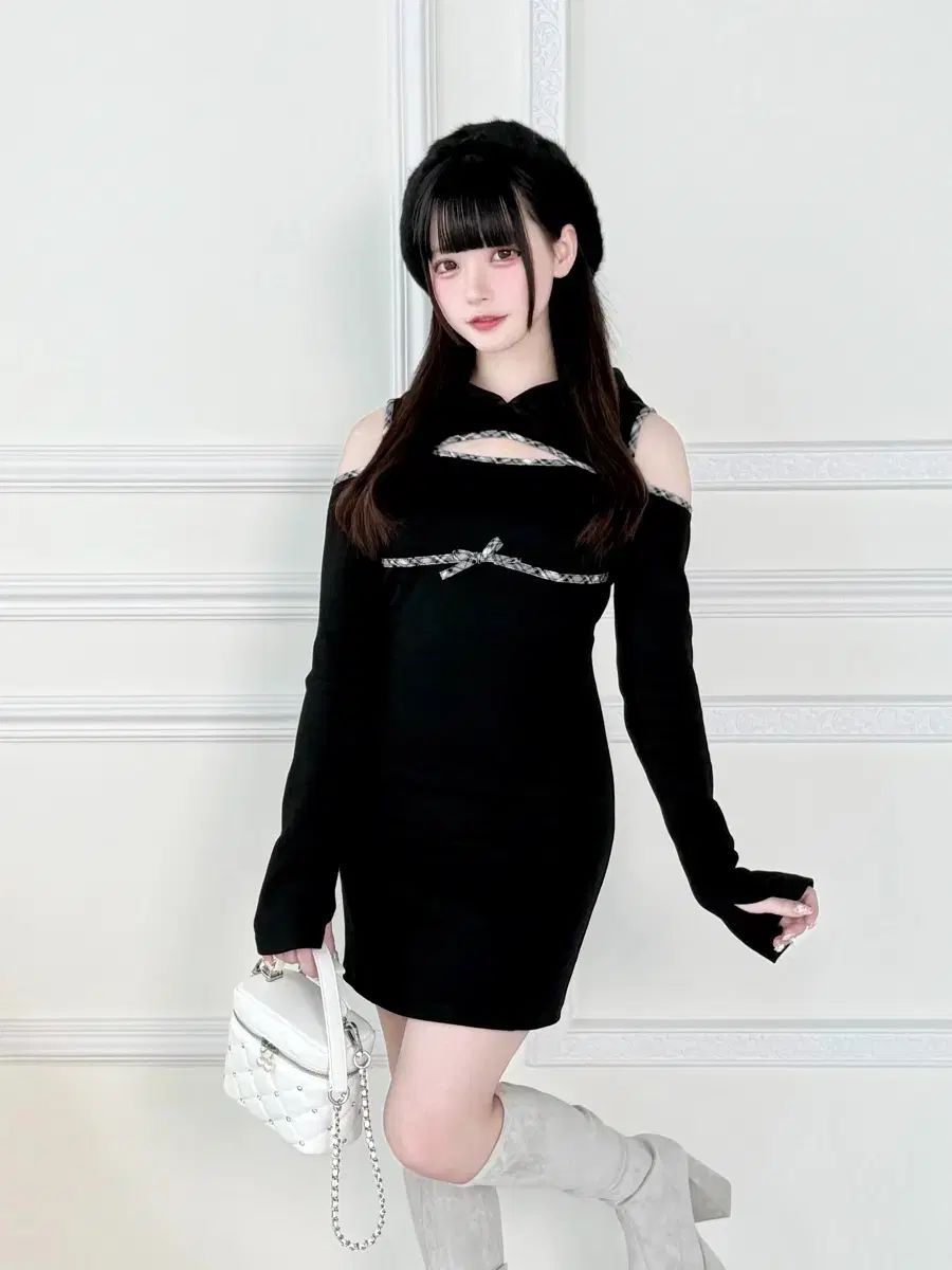 現物 Bunnylis バニーリス スナ系 量産型 地雷系 フード付き ワンピース