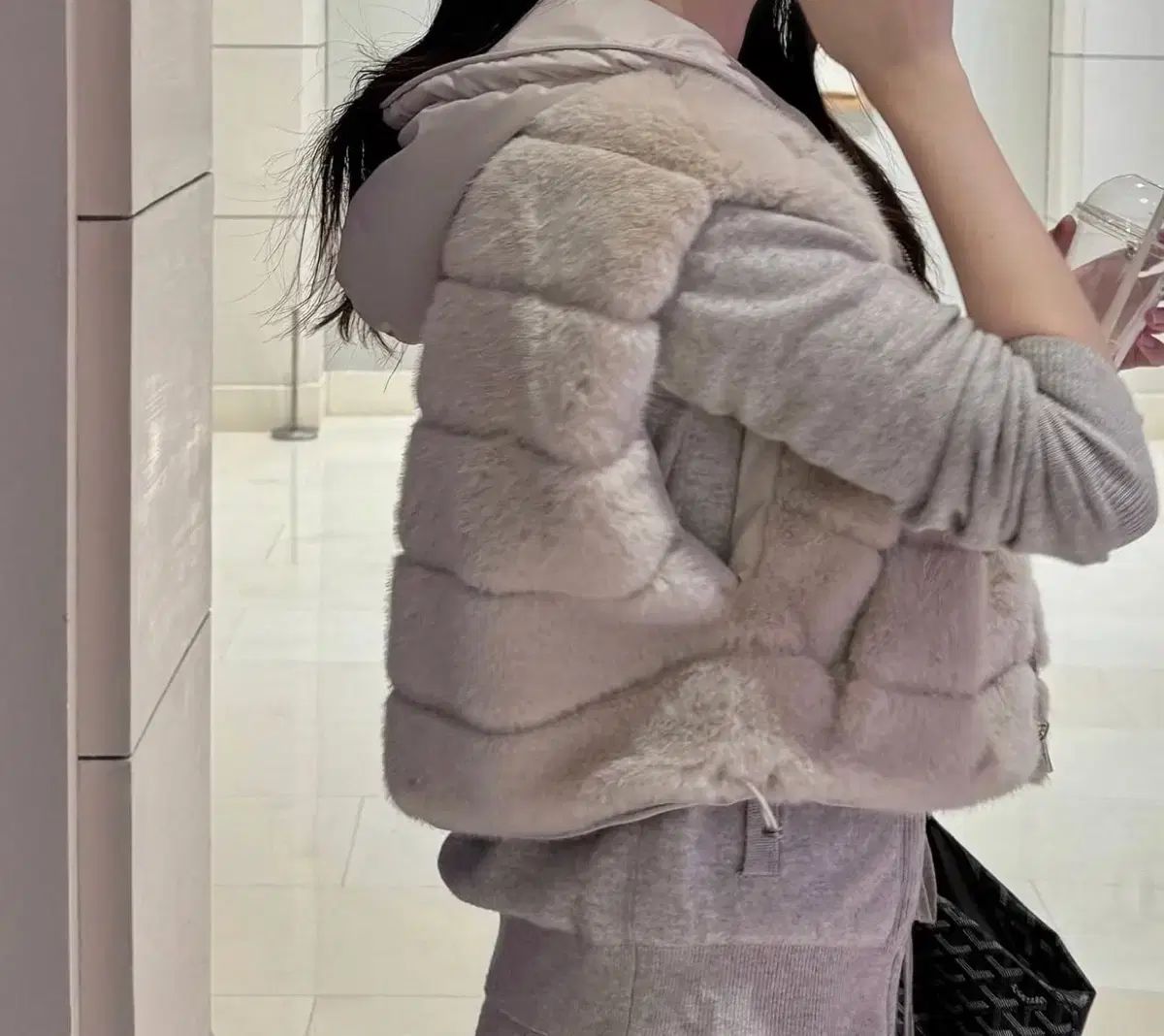  リバーシブル Ecco フェイクファー BEST ベスト ベスト ジレ ベスト ジレ ビスチェ