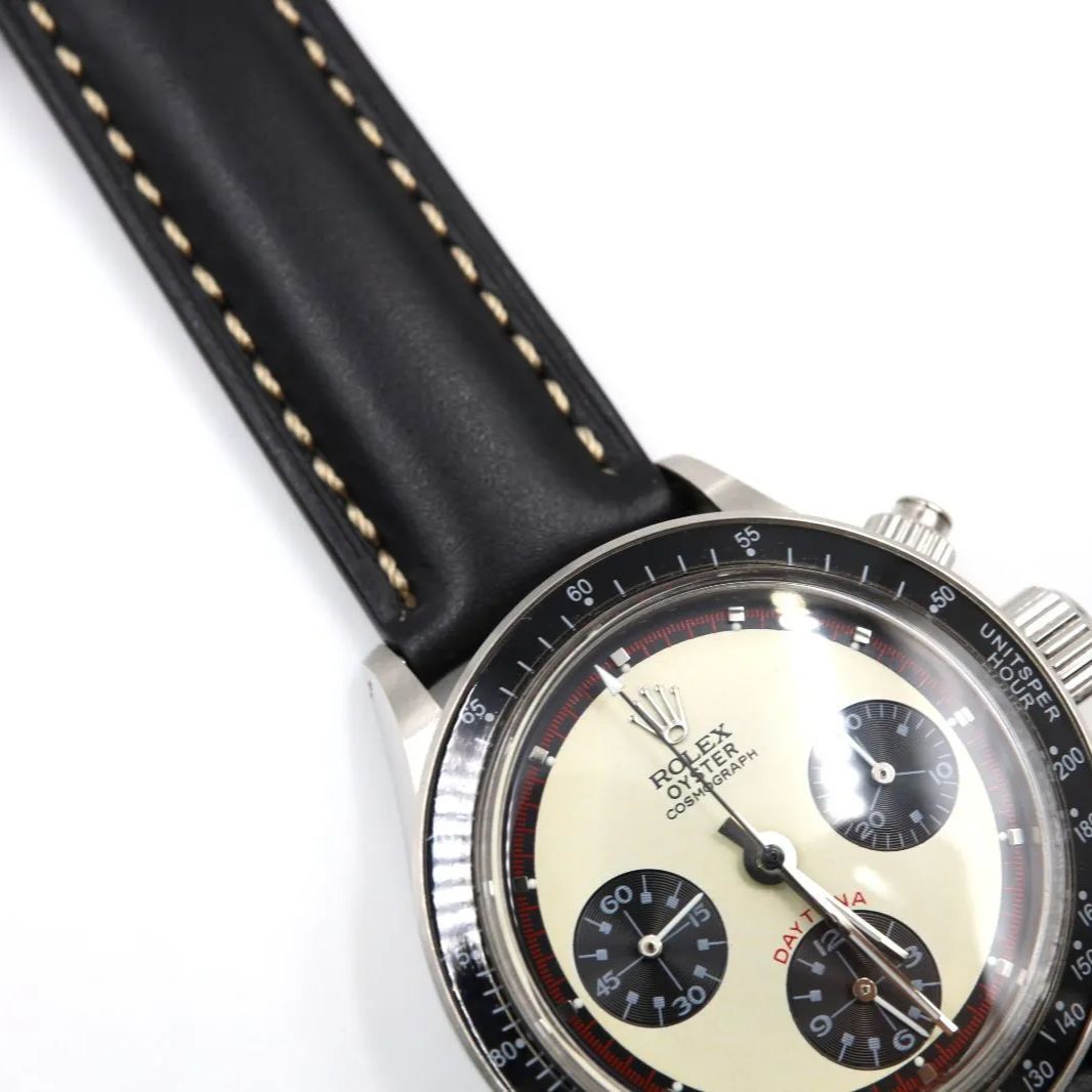 22mm‐20mm】ブラック ブライトリングナビタイマー用 牛革 カーフ