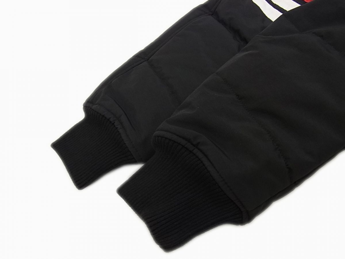 ◇Vanson 中綿パーカージャケット ブラック アメリカンレーシング