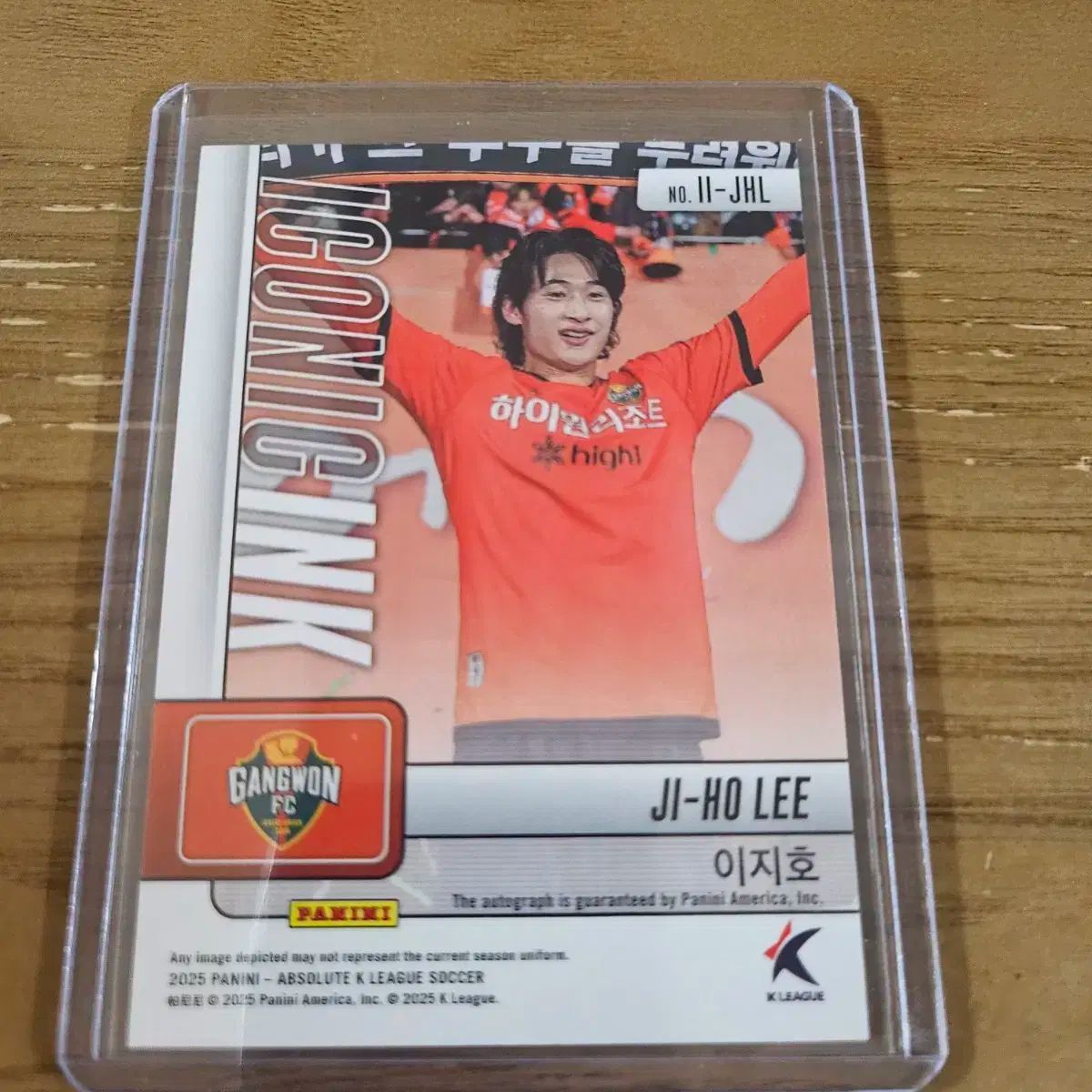 2025 パニーニ アブソルート Kリーグ ジホ JIHO ルーキー オート 15 江原₍カンウォン