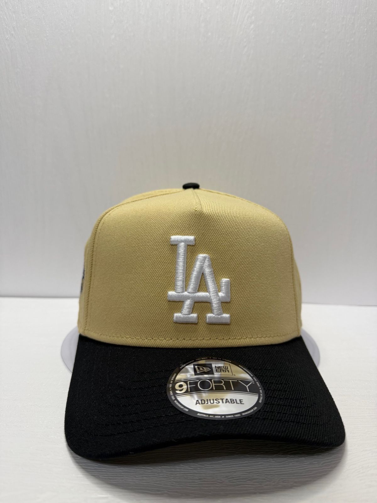 Newera ロサンゼルスドジャース 50 thアニバーサリー 9 forty A-FRAME スナップバックキャップ ツートン