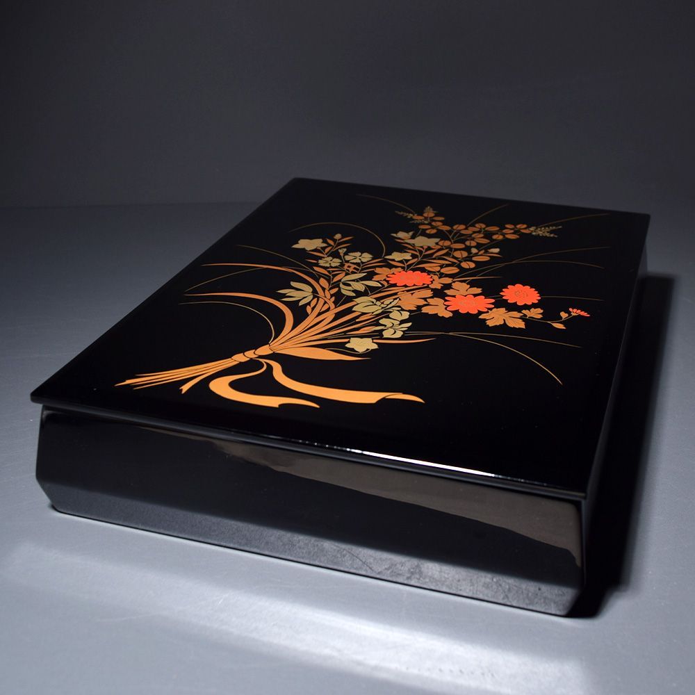 象彦 九代 西村彦兵衛造 平安象彦京漆器 京漆 蒔絵 手文庫 手許箱 共箱