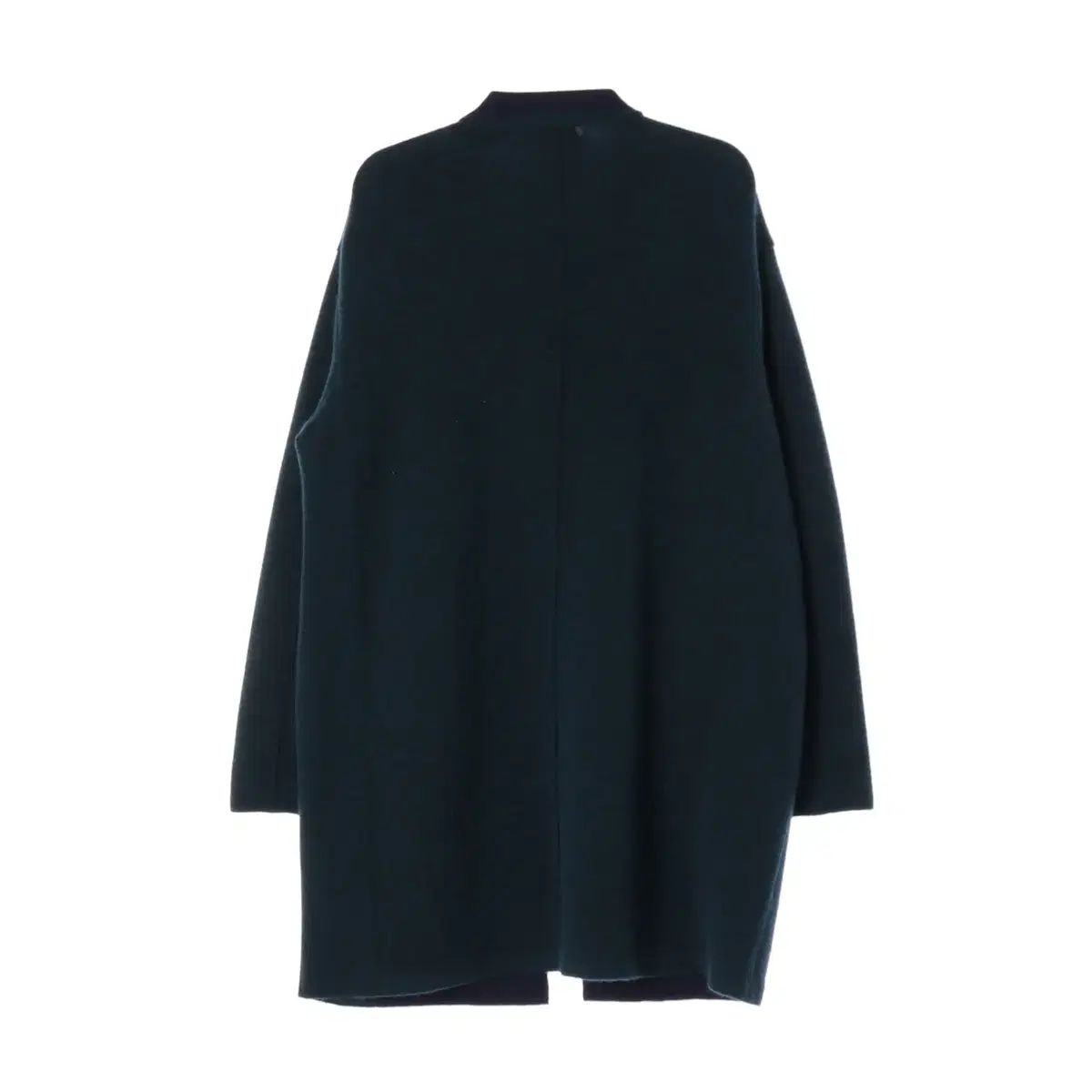 タイム ウール アルパカ グリーン ニット カーディガン コート