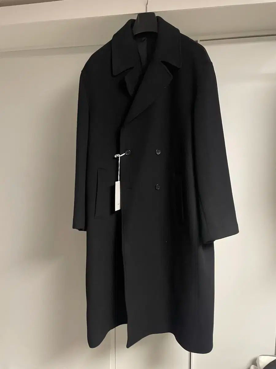 【激安通販】 L vivastudio オーバーサイズ ダブル ブレスト コート ブラック