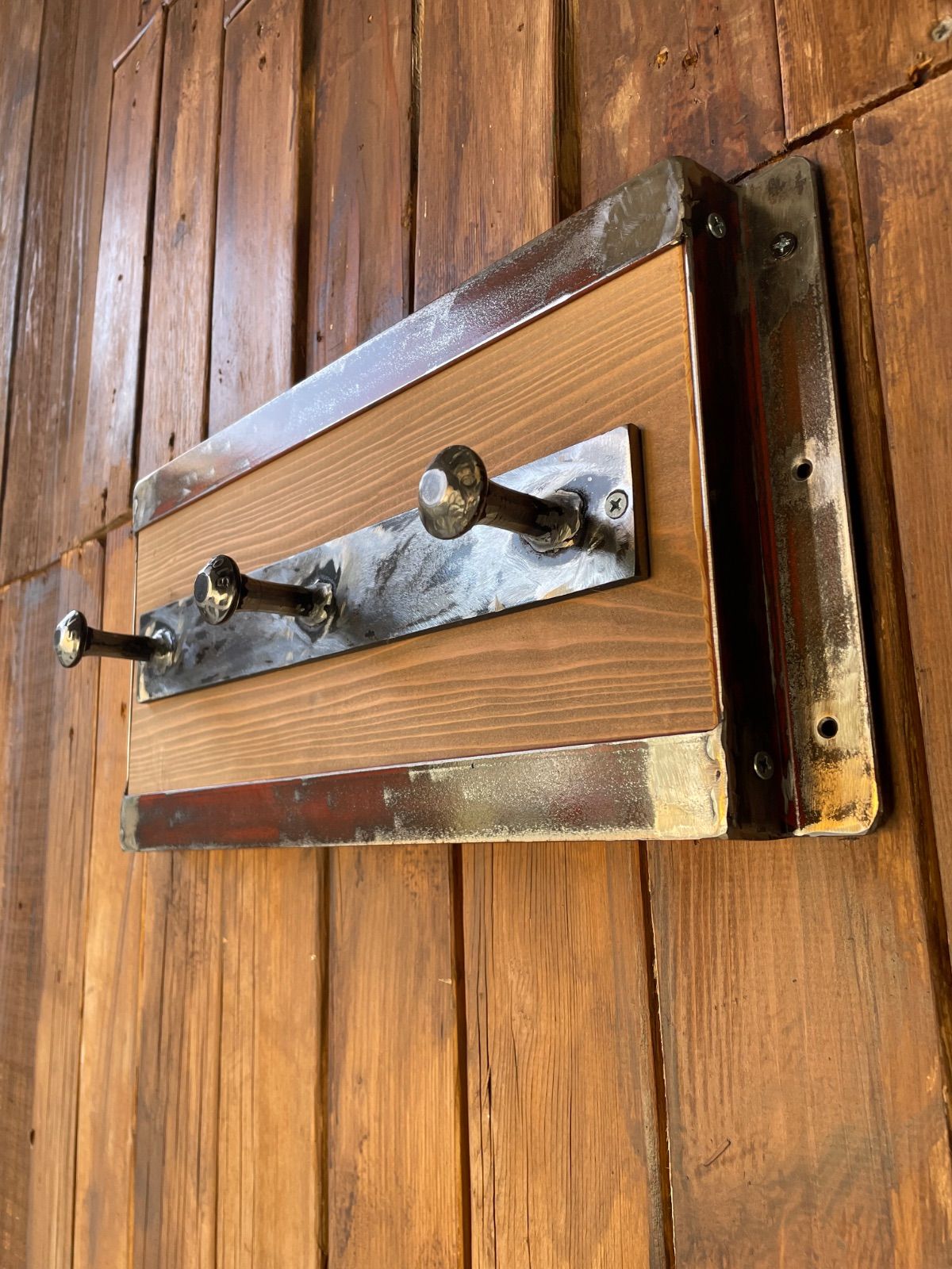 アイアン壁掛けフック3 ウォールハンガー キーフック