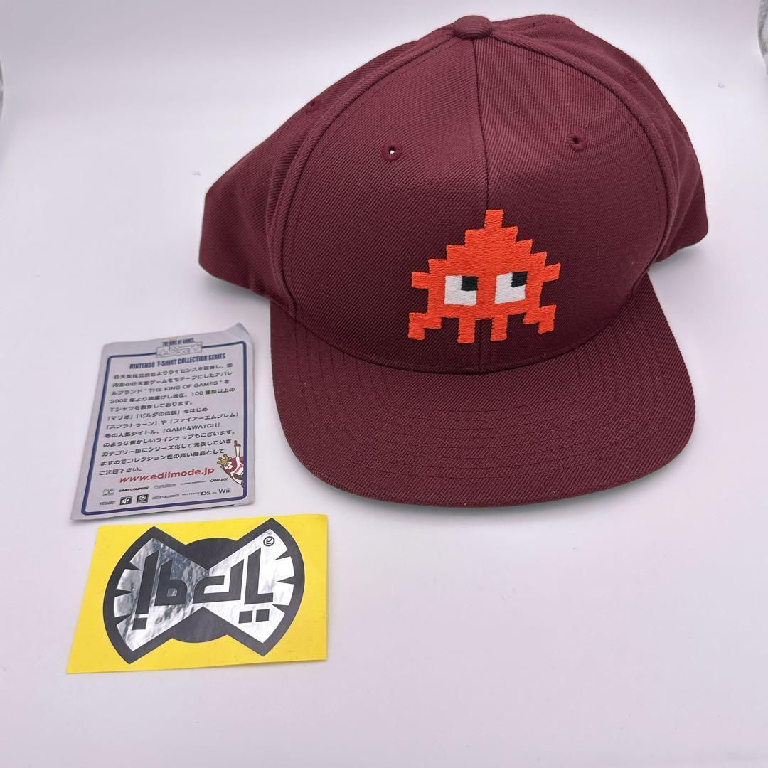 マルーン イカベーダーキャップ Splatoon2 スプラトゥーン2 タグ付き