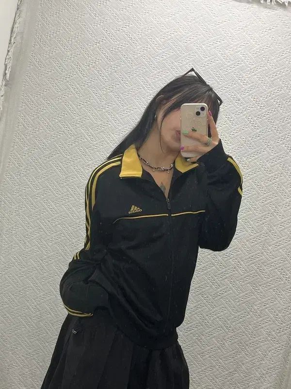 アディダス スクール 00 s バックロゴ トラックジャージ ジップアップ 100 C06620