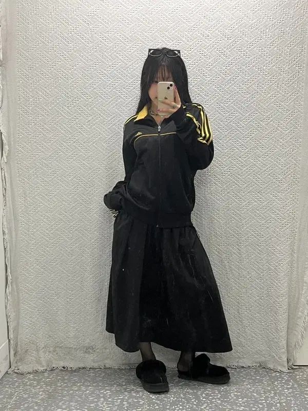 アディダス スクール 00 s バックロゴ トラックジャージ ジップアップ 100 C06620