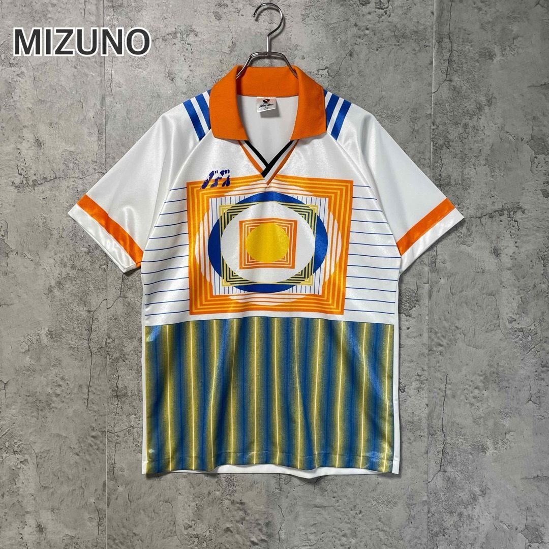 激レア 90s ミズノ 清水エスパルス Jリーグ ユニフォーム 青腹巻 L