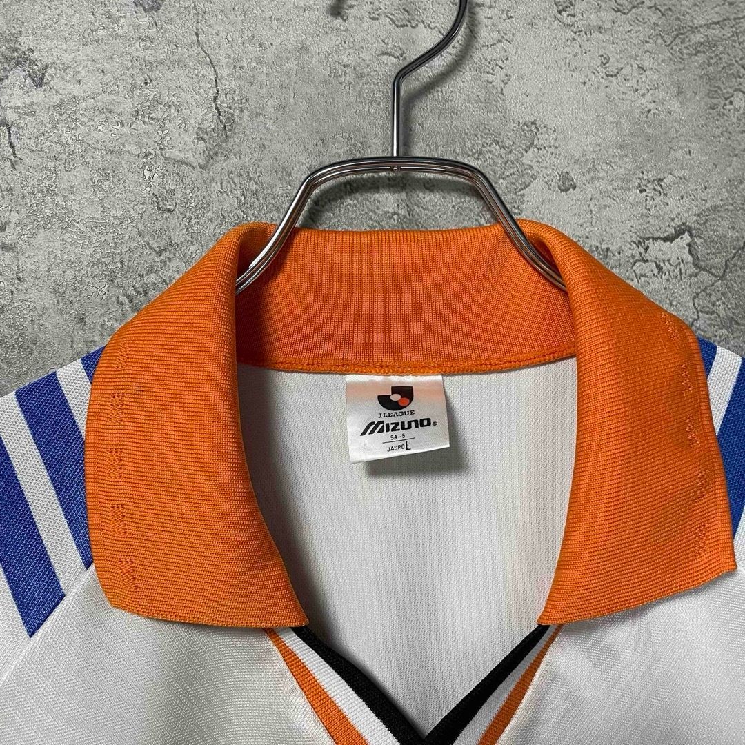 激レア 90s ミズノ 清水エスパルス Jリーグ ユニフォーム 青腹巻 L