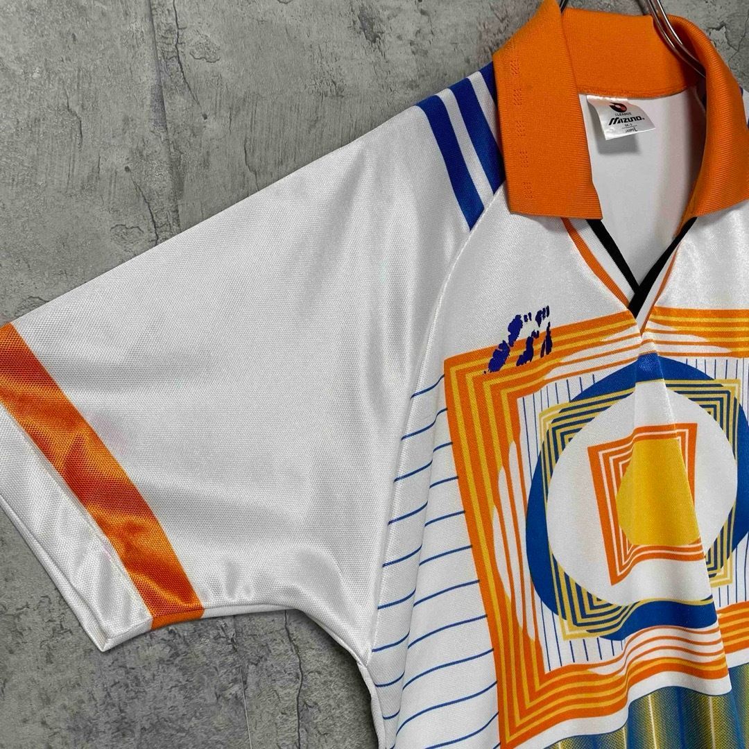 激レア ミズノ 清水エスパルス Jリーグ ユニフォーム 青腹巻 Lサイズ 当時物 激レア ミズノ 清水エスパルス Jリーグ ユニフォーム 青腹巻 Lサイズ