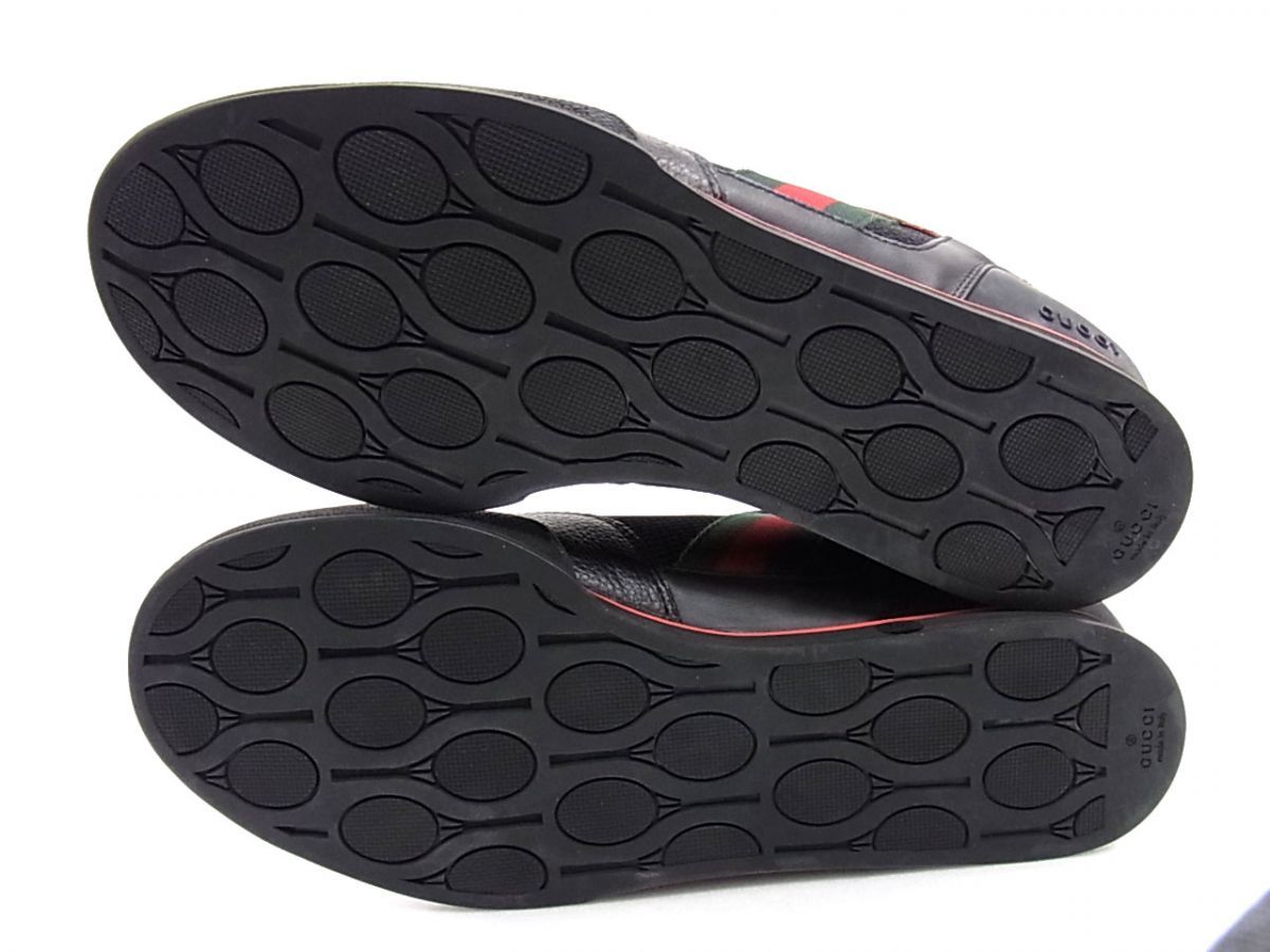 新品☆GUCCI グッチ シェリーライン ローカットスニーカー レザー