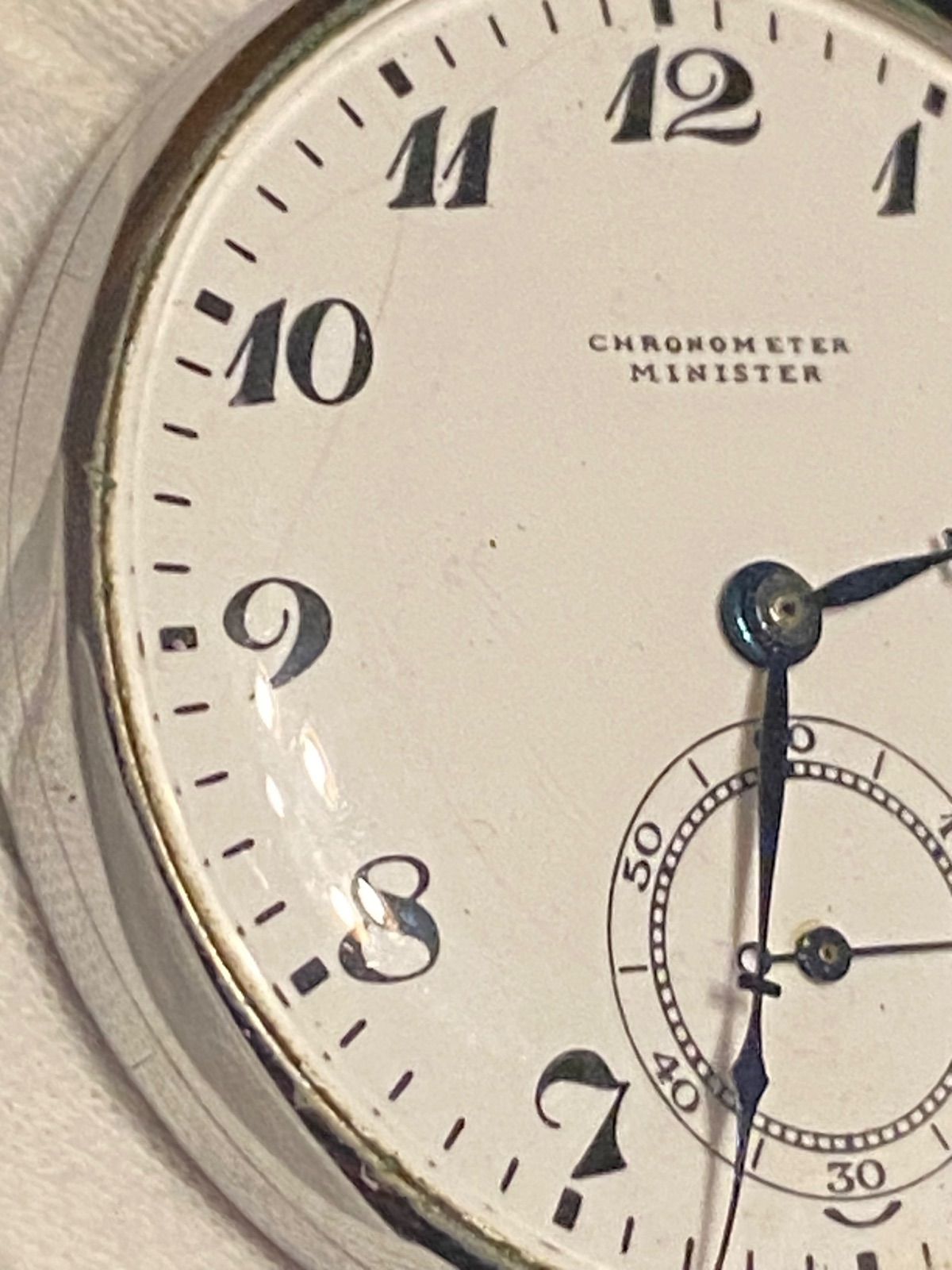 時計 稼働品 SEIKO セイコー 精工舎 クロノメーター ミニスター 懐中時計 手巻き アナログ WT 60