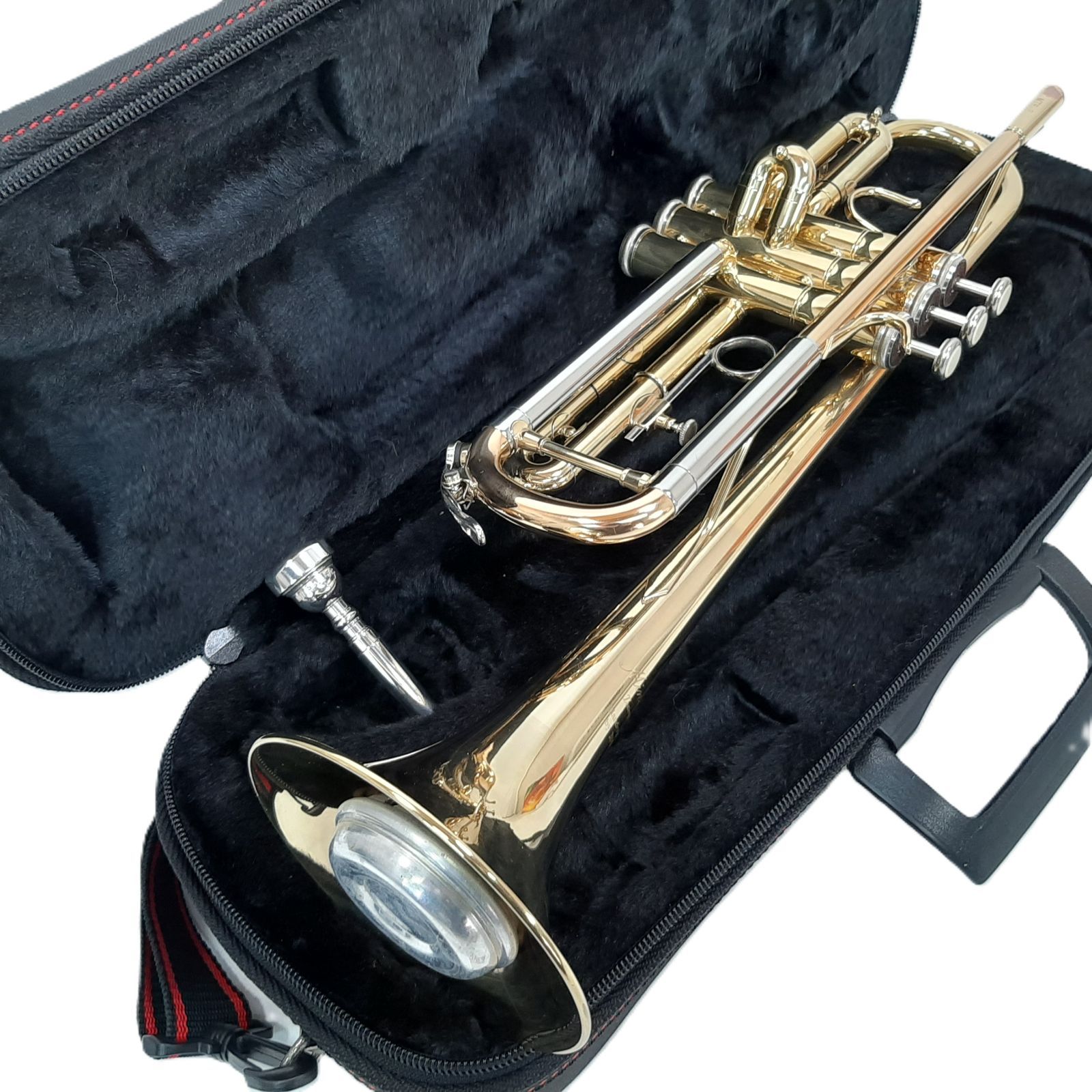 Minerva ミネルバ トランペット MTR-P ゴールド 管楽器 マウスピース ケース付き F 03239