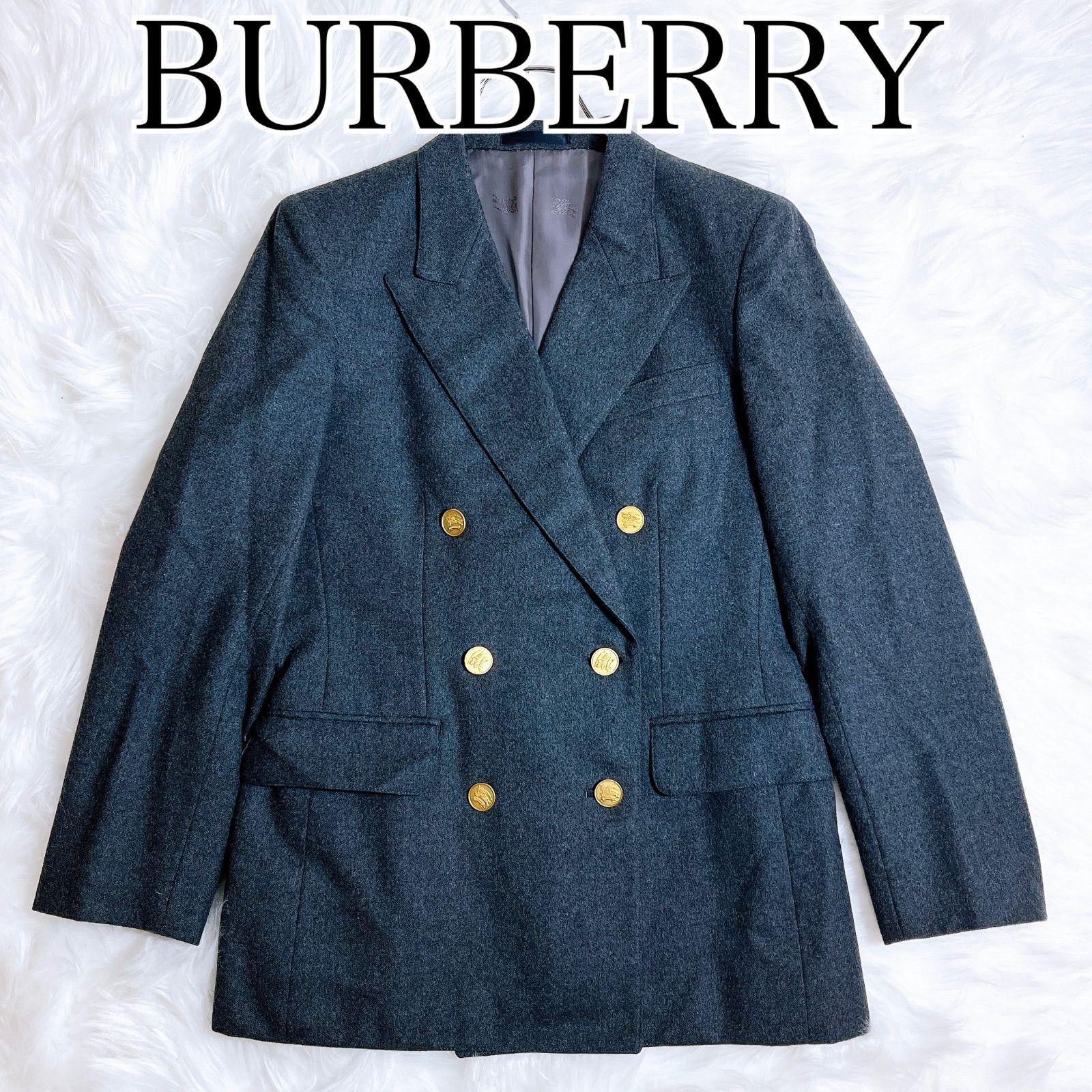 BURBERRYS ブレザー ⾦ボタン ダブルブレスト レディース ジャケット