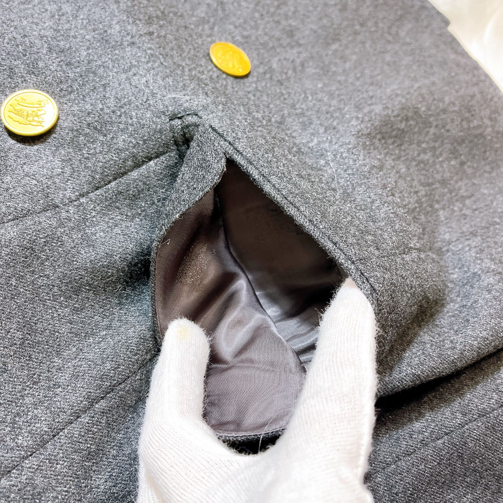 BURBERRYS ブレザー ⾦ボタン ダブルブレスト レディース ジャケット