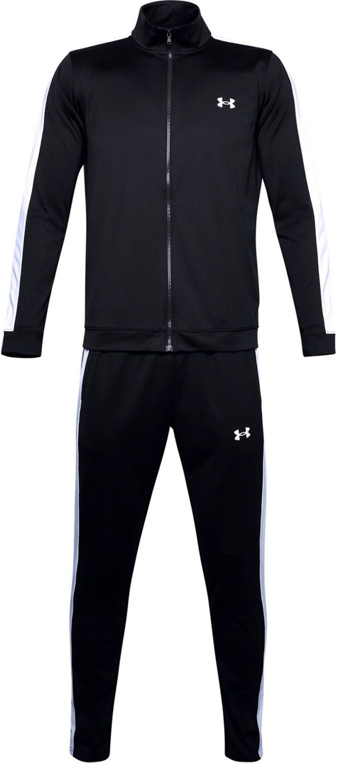 アンダーアーマー UNDER ARMOUR UA ライバル 二ット トラックスーツ UA RIVAL KNIT TRACK SUIT メンズ トレーニングスーツ ランニング 部活 練習 ジム 宅トレ  1357139 001 BLACK/WHITE/WHIT