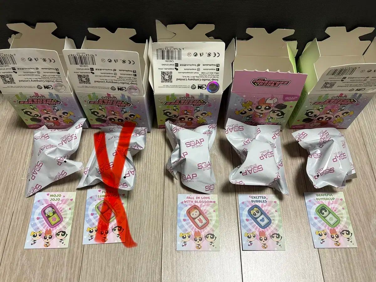 パワーパフガールズ キーキャップ 4種