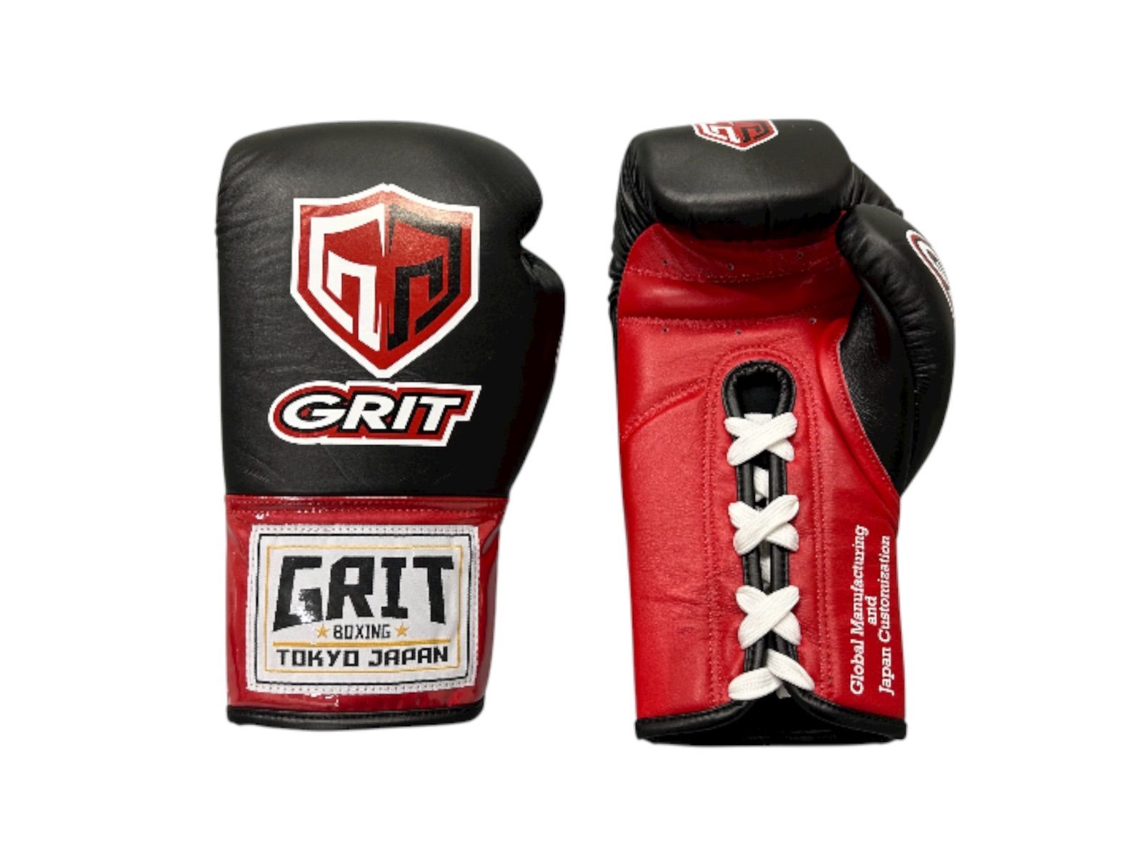GRIT LACE UP RED 紐式 ボクシンググローブ 本革製 - メルカリ