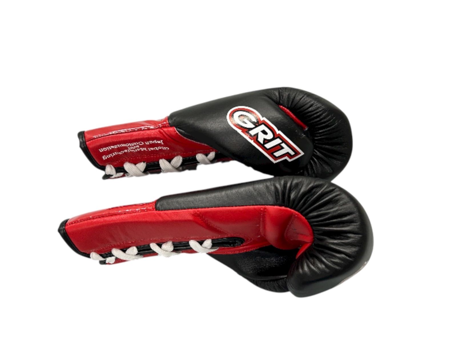 GRIT LACE UP RED 紐式 ボクシンググローブ 本革製 - メルカリ