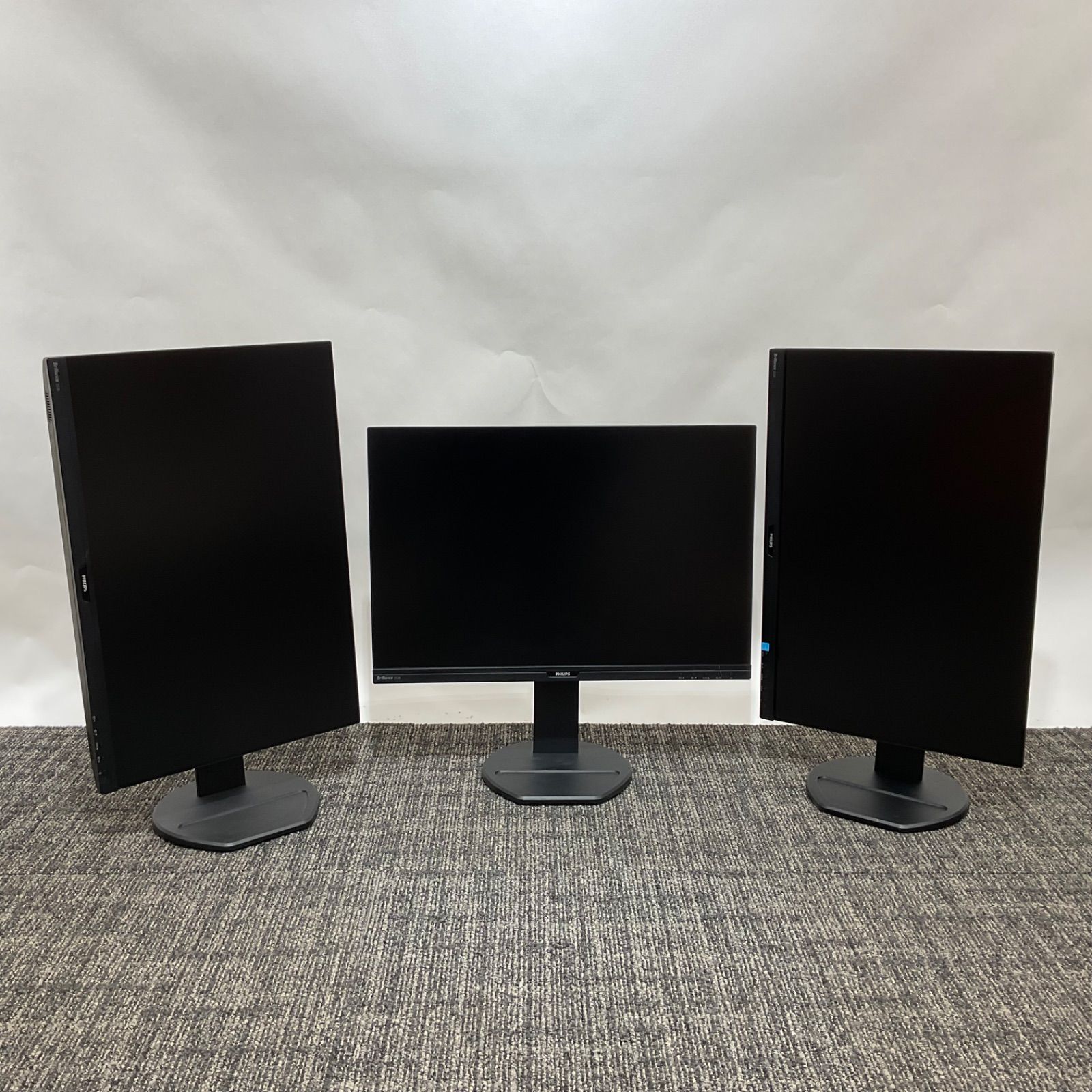 PHILIPS フィリップス オフィス向け25インチモニター 売り!! 使用感あり 動作良好!! 清掃済み ドット抜けテスト問題なし 電源ケーブル HDMIケーブル付属