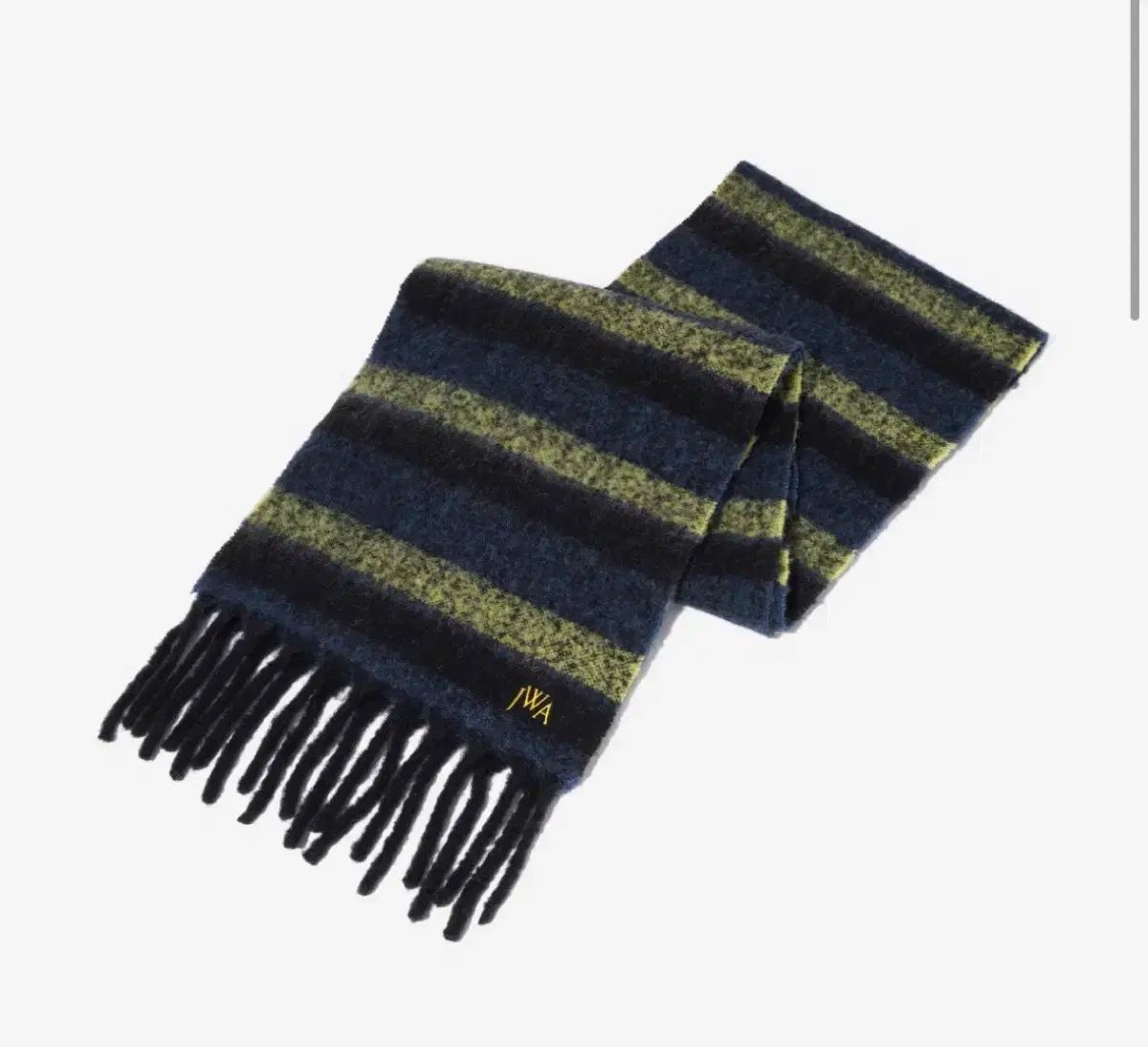 UNIQLO X Kinloch Anderson キンロックアンダーソン ストライプ マフラー ストール ブルー