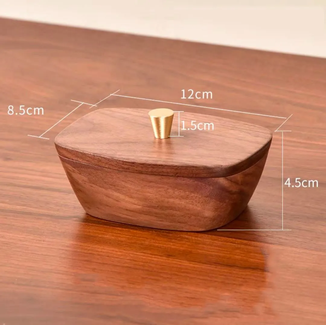 収納ケース 木の箱 フタ付き グッズ収納 アンティーク調木製彫刻ガラス