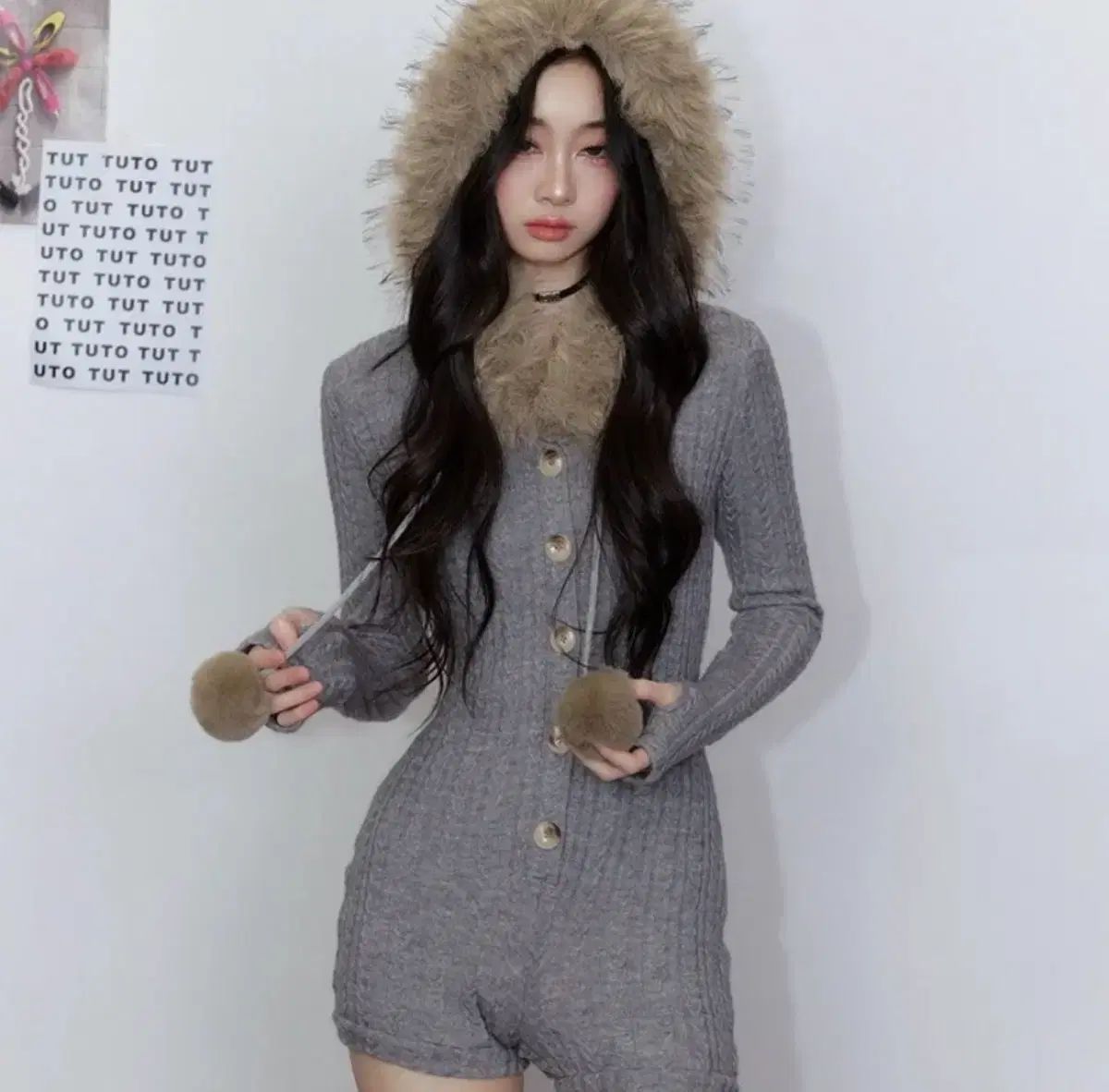 中国ブランド ニット オールインワン