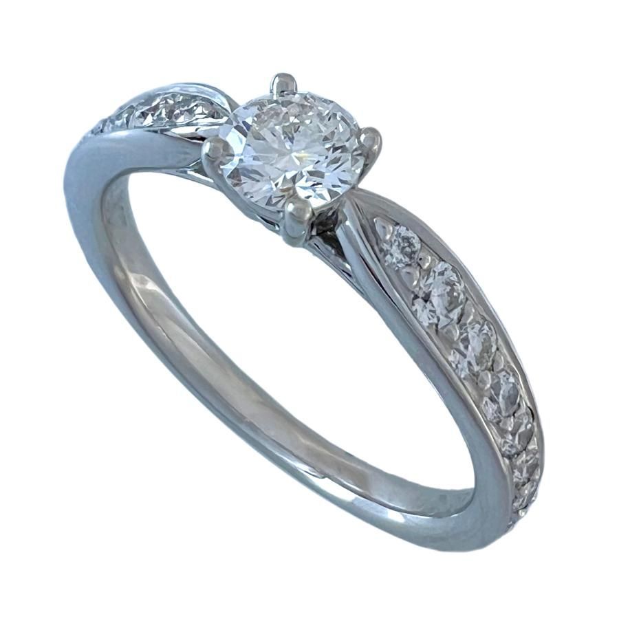 TIFFANY&Co. ティファニー リング ハーモニー ソリティア ダイヤモンド Pt950 プラチナ 4号 指輪